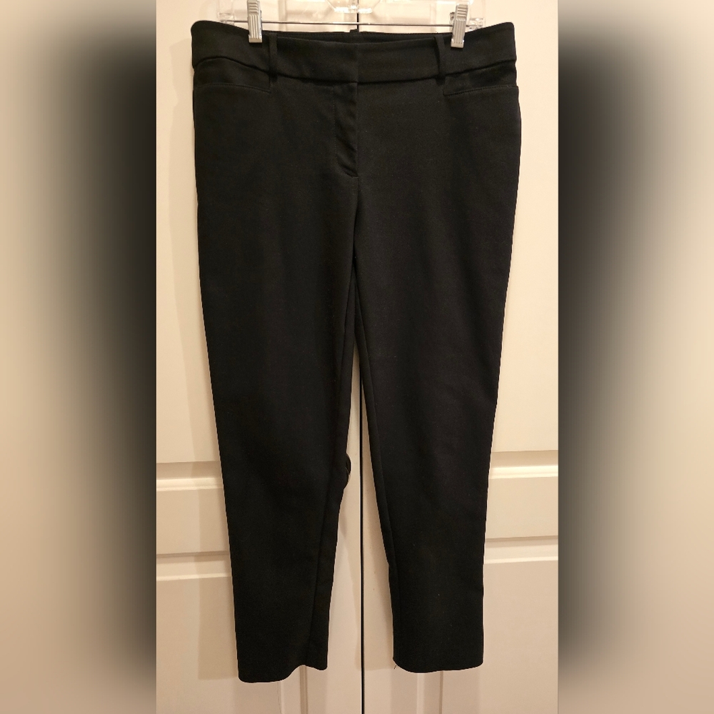 LOFT Black Skinny Dress Pants Size 10